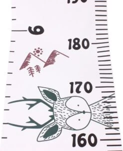 Groeimeter Babykamer Kinderkamer Dieren - Canvas Meetlat Kind - Hout - 200x20 Cm - Decoratie Meetlint - Wanddecoratie -Winkel Voor Babyproducten 977x1200 3