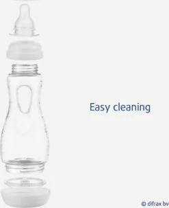 Difrax Handgreep Babyfles 240 Ml Natural - Anti-Colic - Sage|Groen -Winkel Voor Babyproducten 979x1200 3