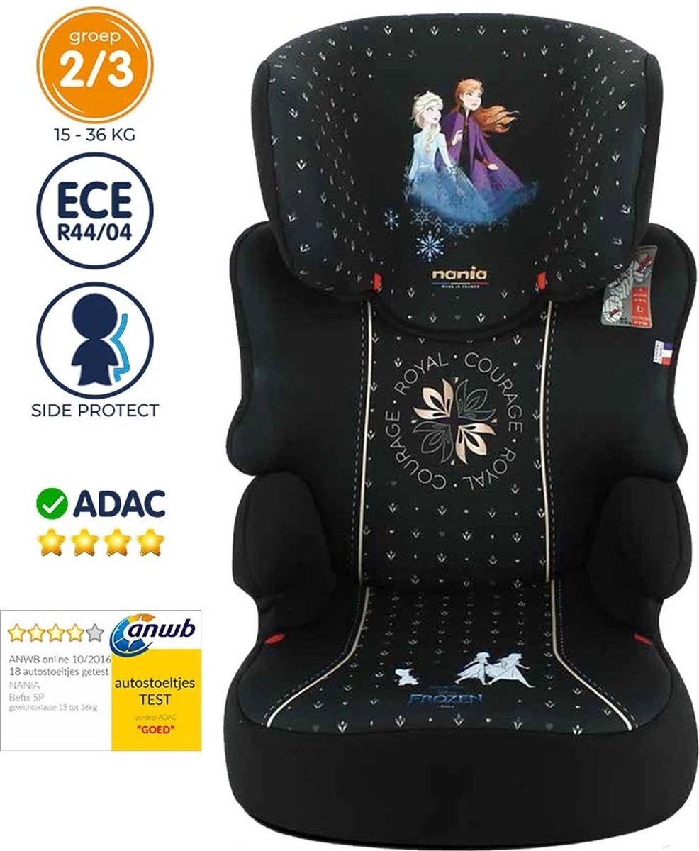 Disney - Befix Frozen Courage - Autostoel Groep 2 En 3 - 15 Tot 36 Kg - Zwart 5 Disney - Befix Frozen Courage - Autostoel Groep 2 En 3 - 15 Tot 36 Kg - Zwart - Afbeelding 3