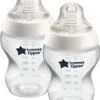 Tommee Tippee Closer To Nature - Zuigflessen - Langzame Uitstroomsnelheid - Anti-colic Ventiel - 260 Ml - Verpakking Van 2 Stuks - Doorzichtig -Winkel Voor Babyproducten 987x1200 4