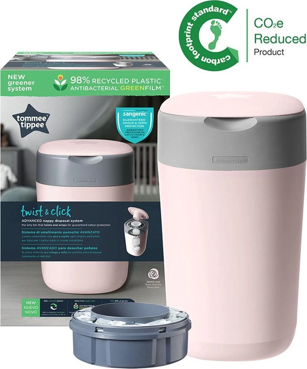 Tommee Tippee Twist & Click Tub Pink 15 Tommee Tippee Twist & Click Tub Pink - Afbeelding 13